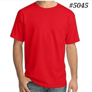 ⤵️💚💜NEW! 8 PACK Hanes Mens ComfortSoft Short Sleeve Red T-Shirt *Medium